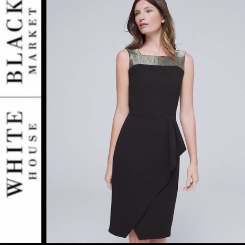 Midi Black WHBM dress